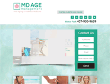 Tablet Screenshot of mdage.com